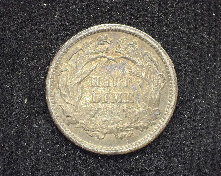 1870 Liberty Seated Half Dime VF - US Coin