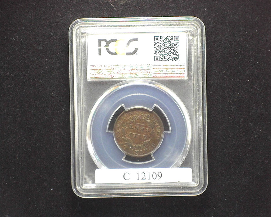 1834 Large Cent Draped Bust XF 45 PCGS - US Coin