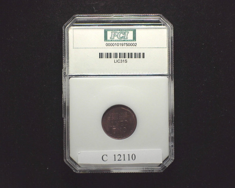 1931 S Lincoln Wheat Penny/Cent MS62 Red PCI - US Coin