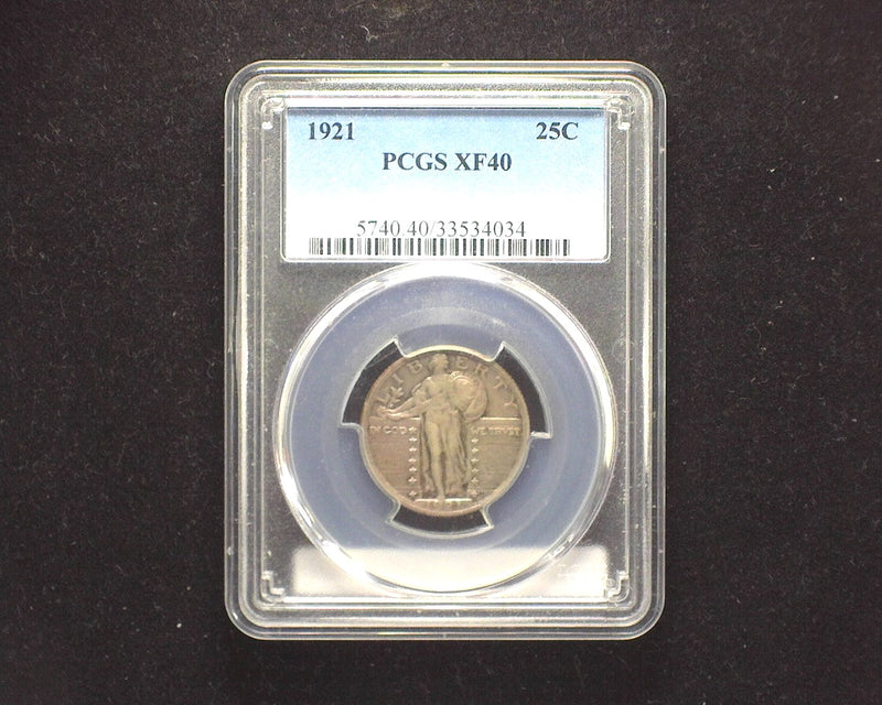 1921 Standing Liberty Quarter XF 40 PCGS - US Coin