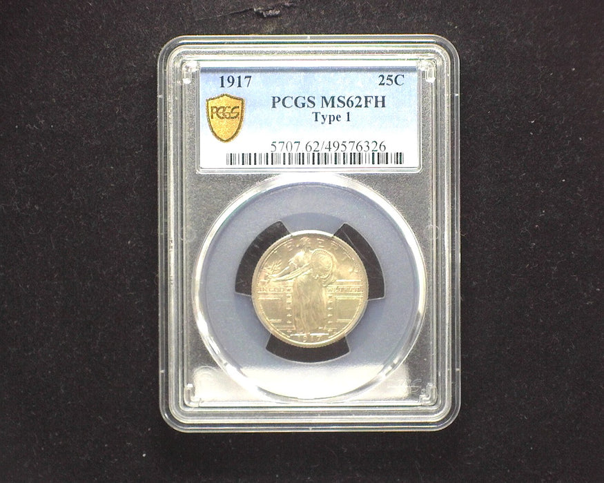 1917 Type 1 Standing Liberty Quarter MS 62 FH PCGS - US Coin