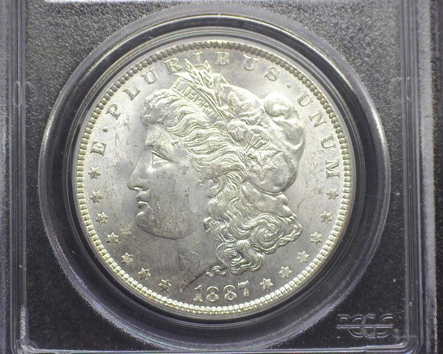 1887 Morgan Dollar PCGS - MS63 - US Coin