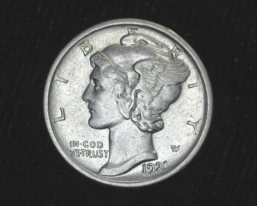 1921 D Mercury Dime F/VF - US Coin