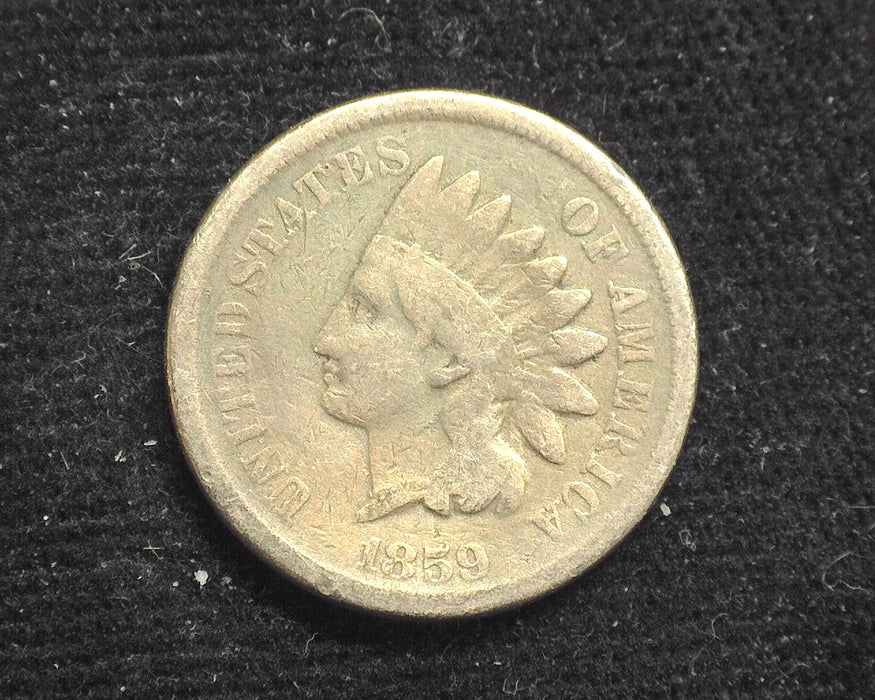 1859 Indian Head Penny/Cent VG - US Coin