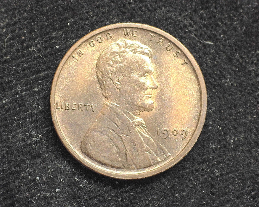 1909 Lincoln Wheat Penny/Cent BU-65 Red/Brown - US Coin
