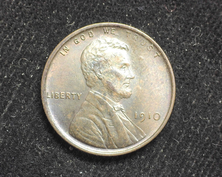 1910 Lincoln Wheat Penny/Cent BU Brown - US Coin