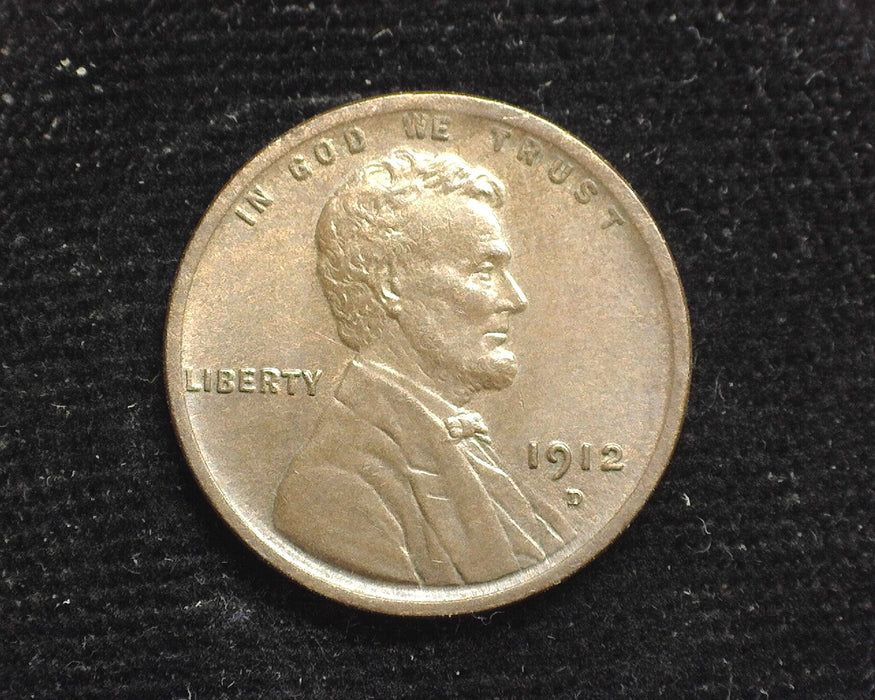 1912 D Lincoln Wheat Penny/Cent AU - US Coin