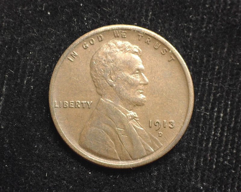 1913 D Lincoln Wheat Penny/Cent BU - US Coin