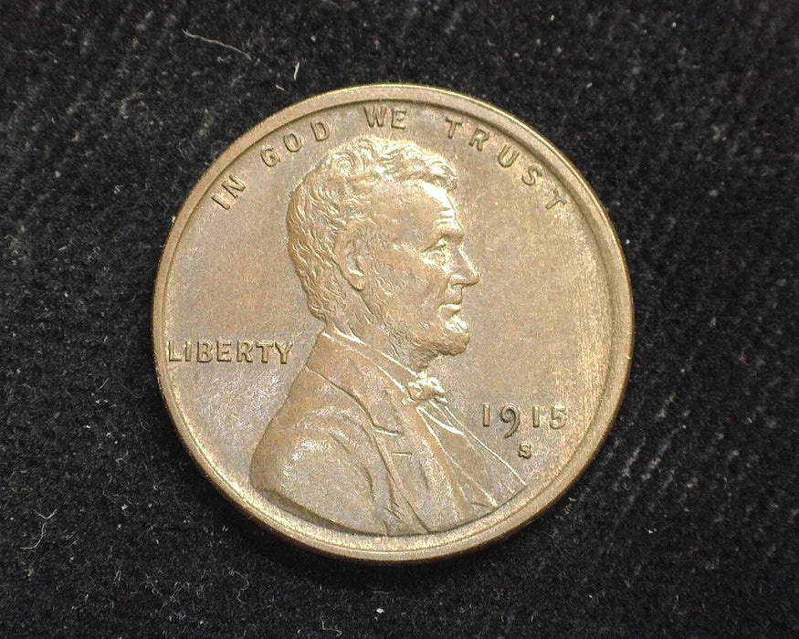 1915 S Lincoln Wheat Penny/Cent AU - US Coin
