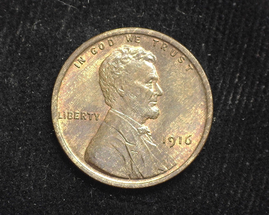 1916 Lincoln Wheat Penny/Cent BU R/B - US Coin