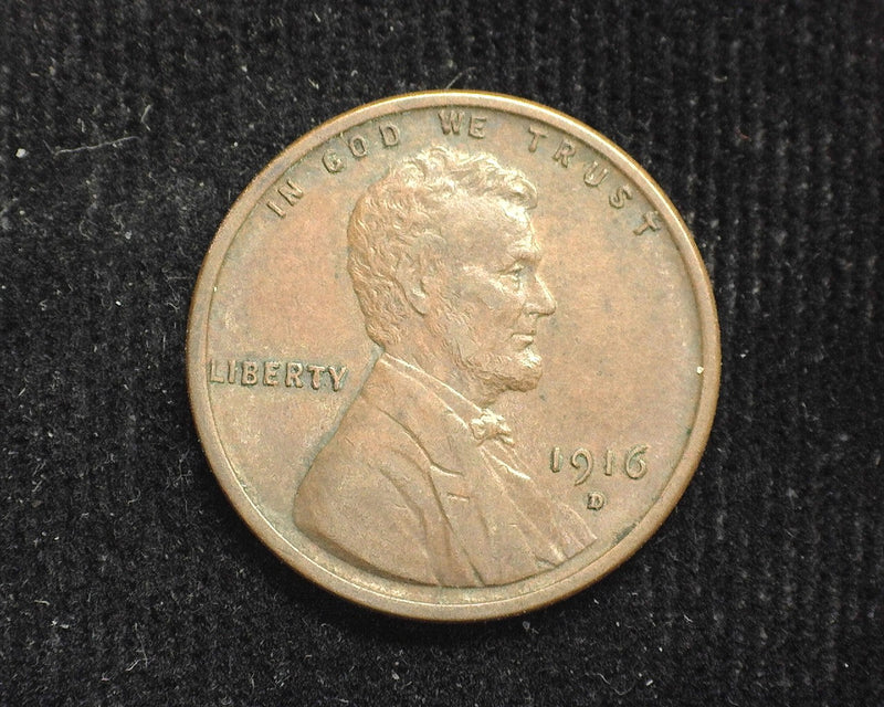 1916 D Lincoln Wheat Penny/Cent AU-50 - US Coin