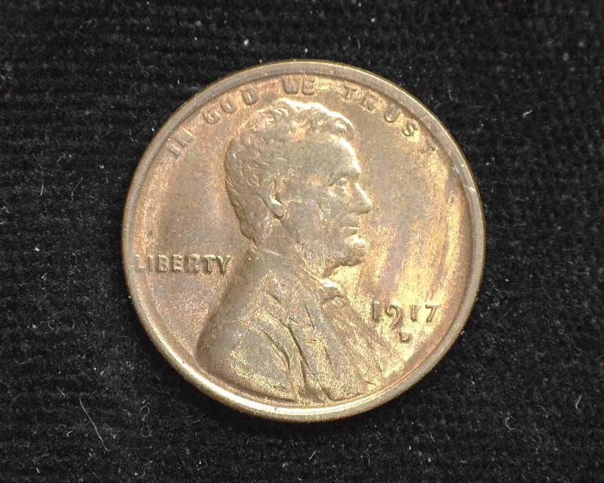 1917 D Lincoln Wheat Penny/Cent AU - US Coin