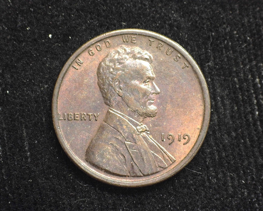 1919 Lincoln Wheat Penny/Cent BU R/B - US Coin