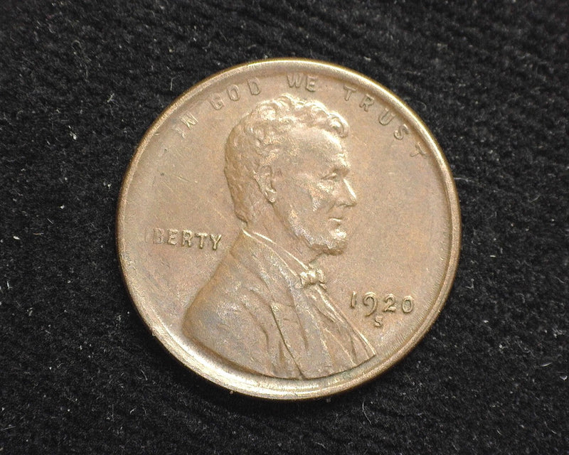 1920 S Lincoln Wheat Penny/Cent XF - US Coin