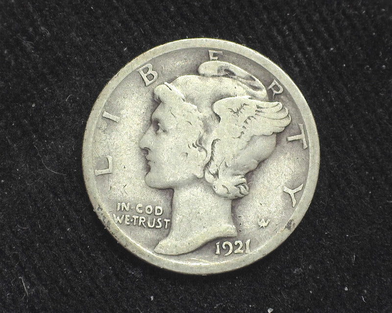 1921 Mercury Dime VG - US Coin