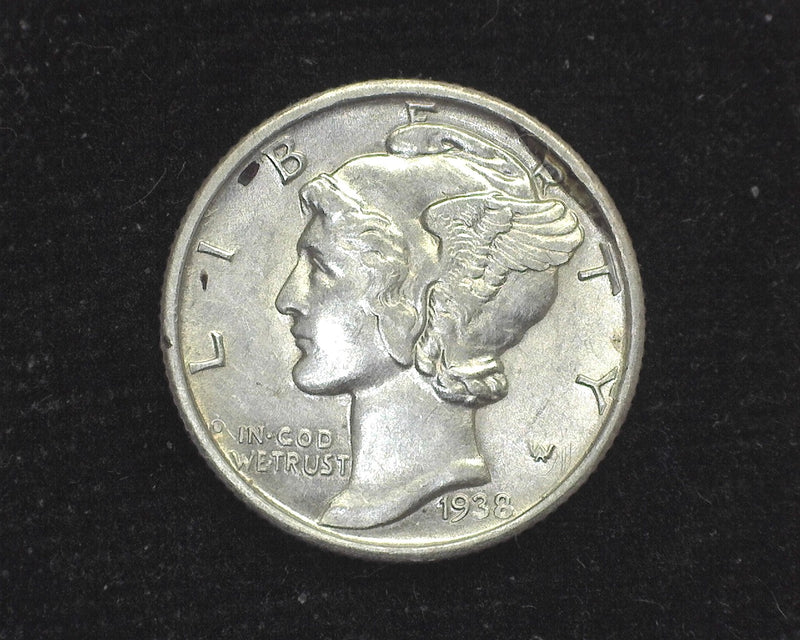1938 Mercury Dime AU - US Coin