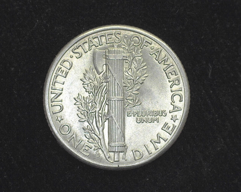 1943 D Mercury Dime BU Choice F.S.B. - US Coin
