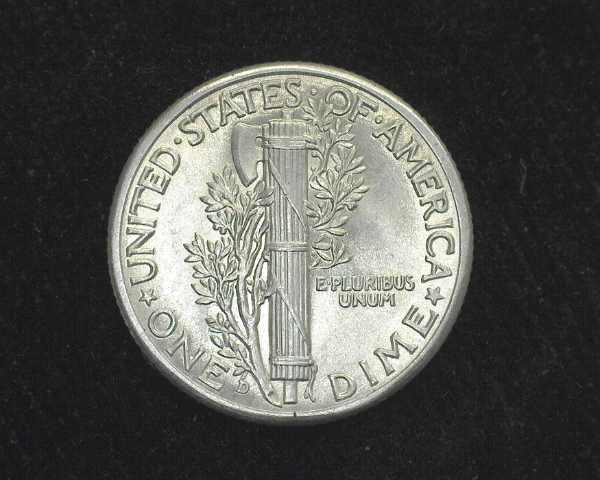 1943 D Mercury Dime BU Choice F.S.B. - US Coin