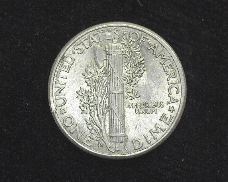 1943 D Mercury Dime UNC-60 - US Coin