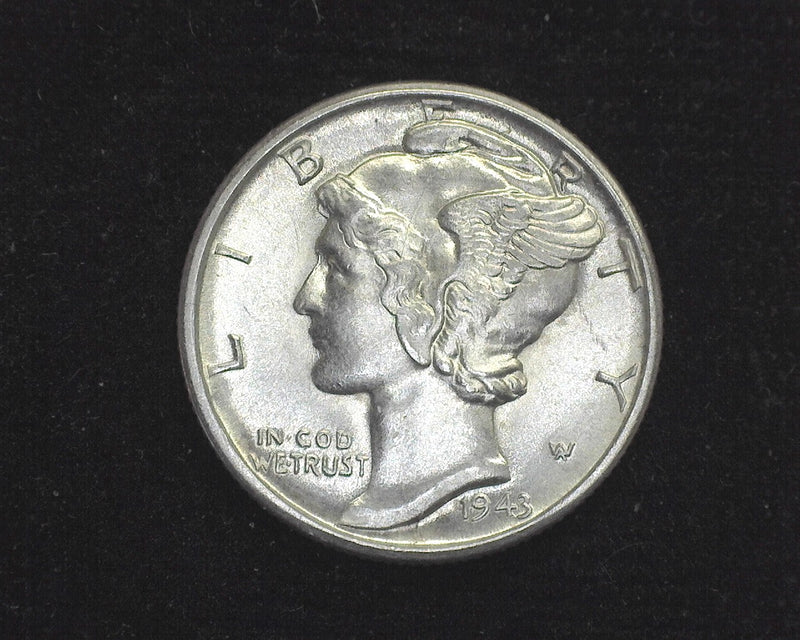 1943 D Mercury Dime BU - US Coin