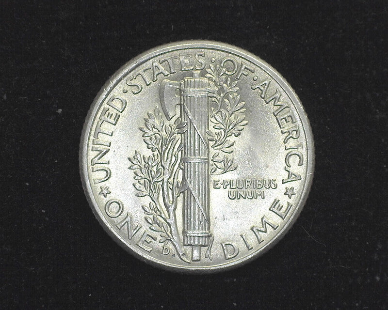 1943 D Mercury Dime BU Choice F.S.B. - US Coin
