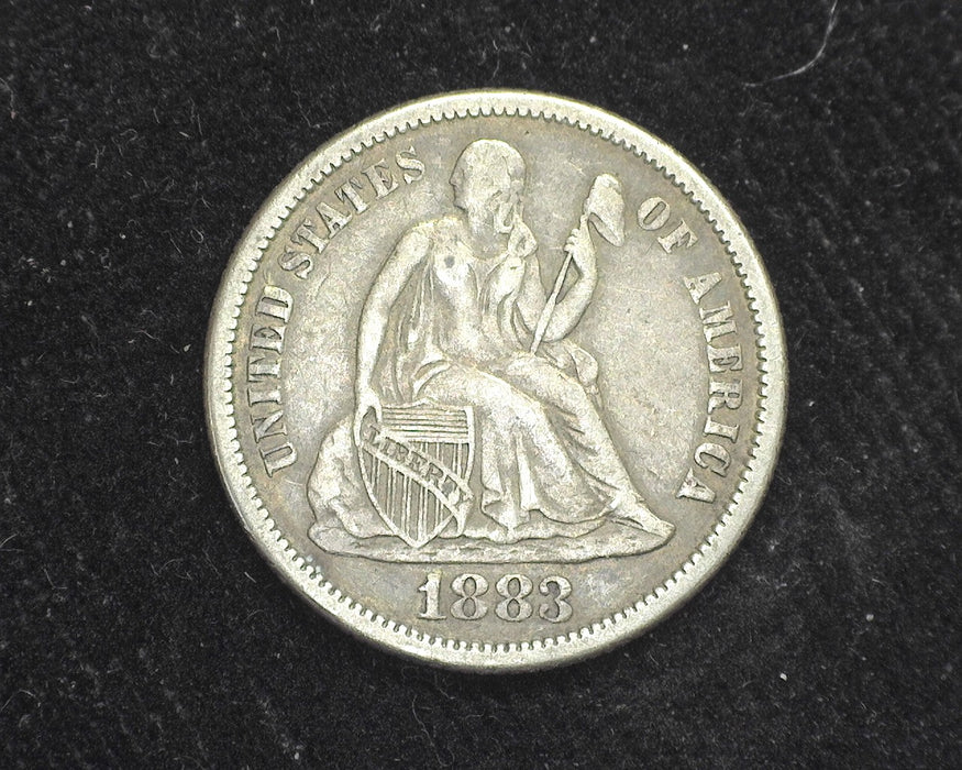 1883 Liberty Seated Dime VF - US Coin