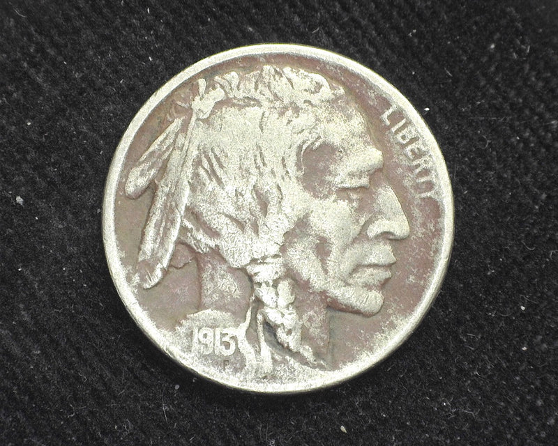 1913 Type 2 Buffalo Nickel F - US Coin