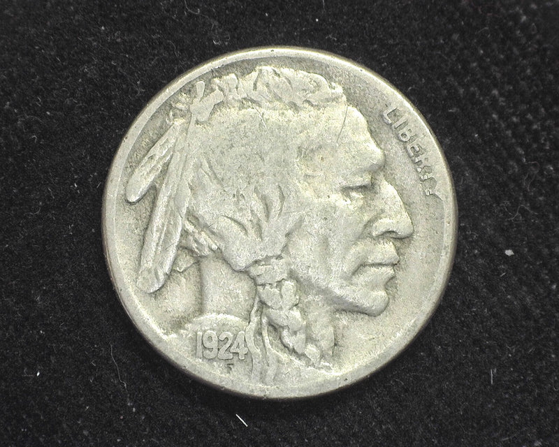 1924 S Buffalo Nickel VG - US Coin