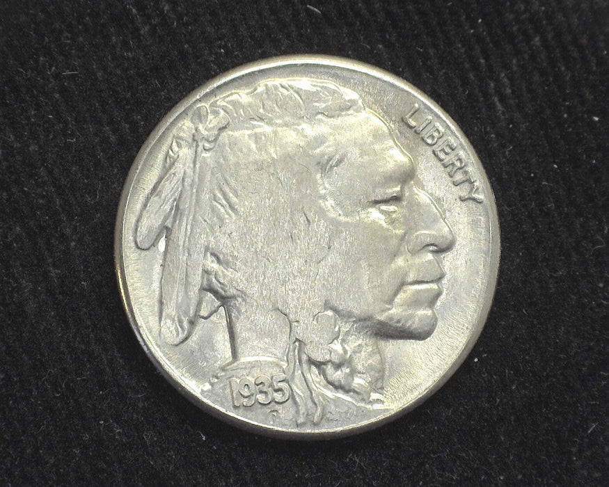 1935 S Buffalo Nickel XF Flat strike - US Coin