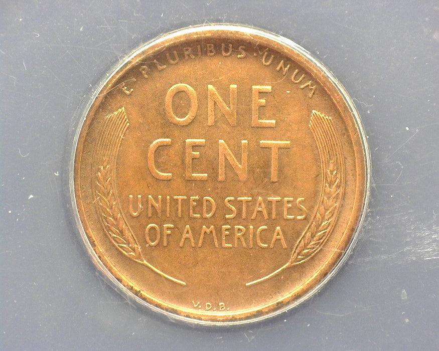 1909 S VDB Lincoln Wheat Cent ANACS AU50 Cleaned - US Coin