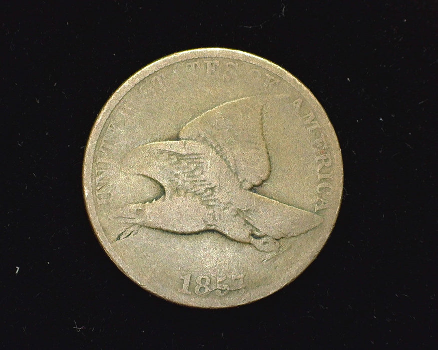 1857 Flying Eagle Penny/Cent VG - US Coin