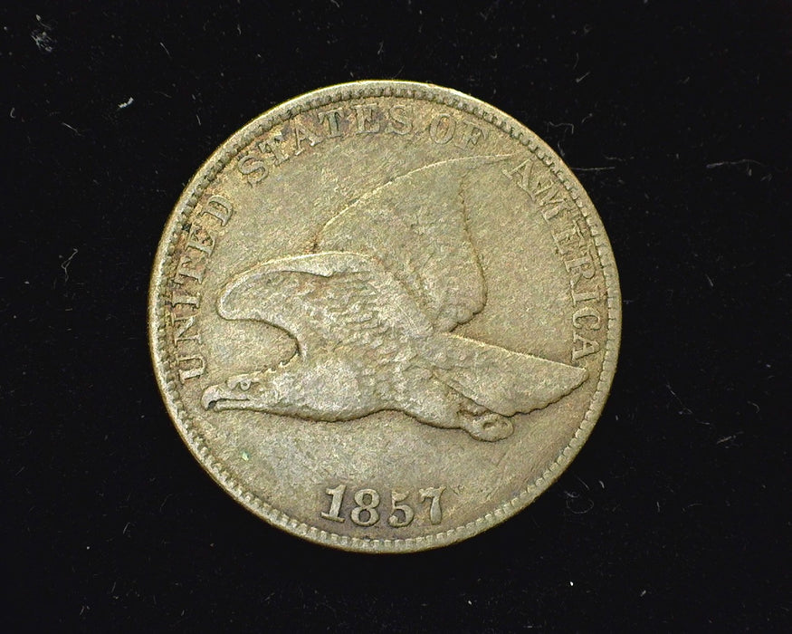 1857 Flying Eagle Penny/Cent F - US Coin