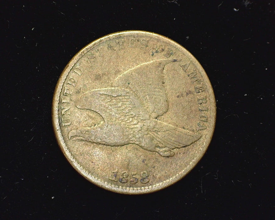 1858 Flying Eagle Penny/Cent F Small letters - US Coin