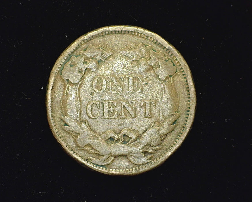 1858 Flying Eagle Penny/Cent VG Small letters, rim damage. - US Coin