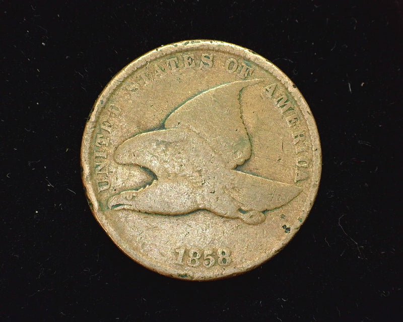 1858 Flying Eagle Penny/Cent G Small letters Filler. - US Coin