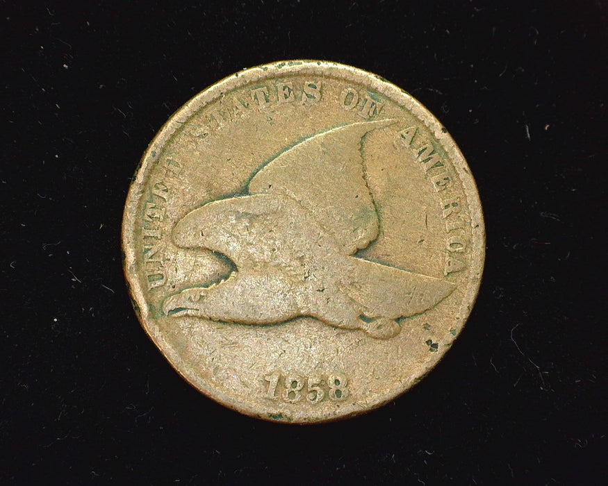 1858 Flying Eagle Penny/Cent G Small letters Filler. - US Coin