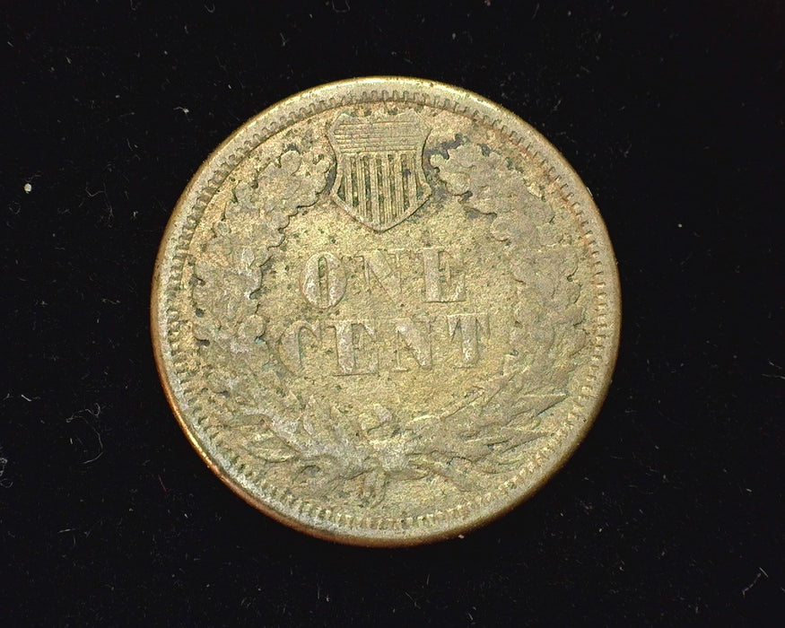 1861 Indian Head Penny/Cent F - US Coin