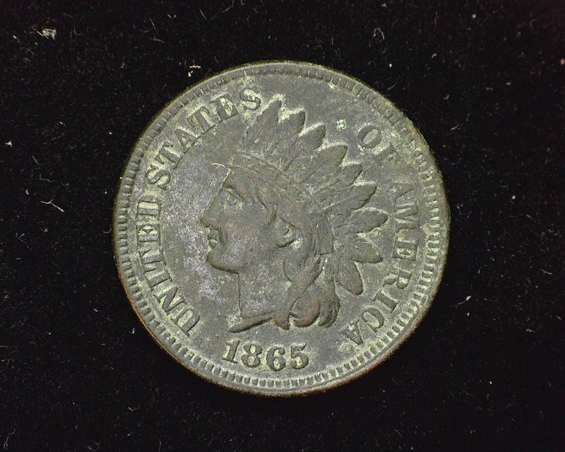 1865 Indian Head Penny/Cent XF Environmental damage. - US Coin