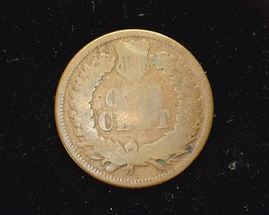 1867 Indian Head Penny/Cent AG - US Coin