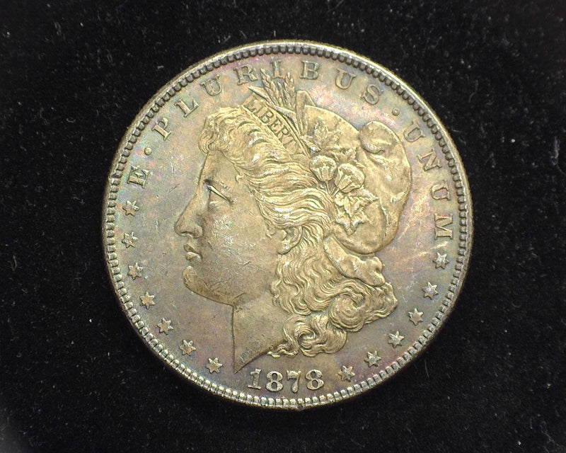 1878 7F Rev-78 Morgan Dollar BU-64 Beautifully toned - US Coin