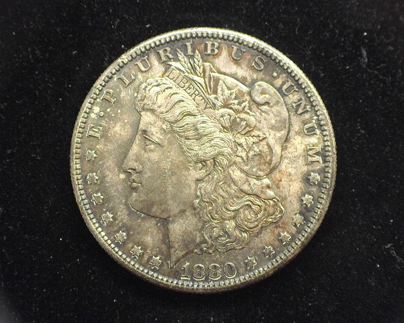 1880 S Morgan Dollar BU-65 Nicely toned - US Coin