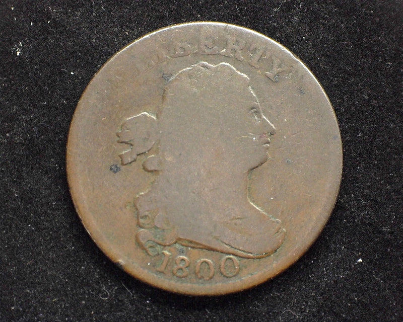 1800 Draped Bust Half Cent G - US Coin