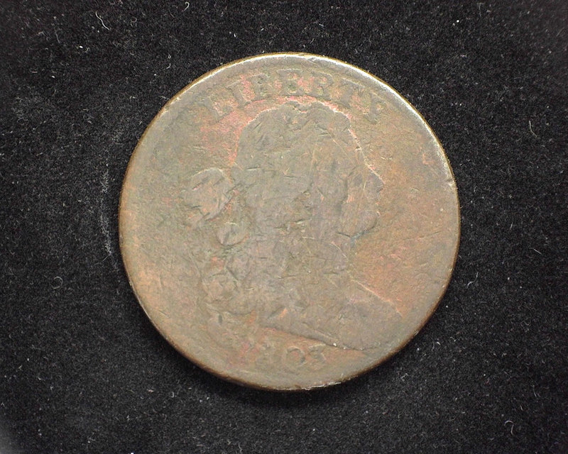 1803 Draped Bust Large Cent G - US Coin