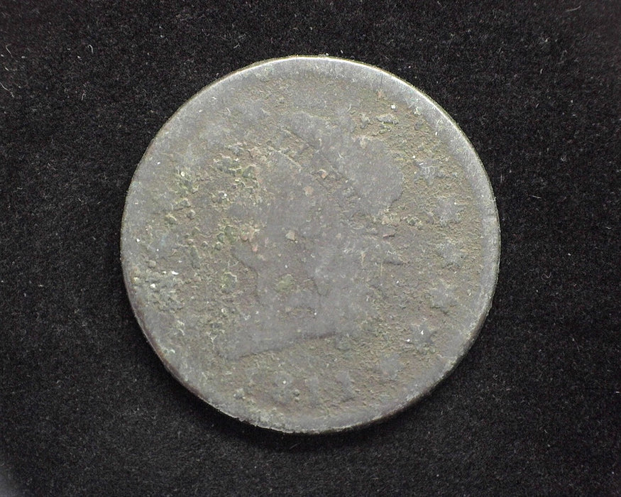 1811 Large Cent Draped Bust Cent G Environmental damage - US Coin