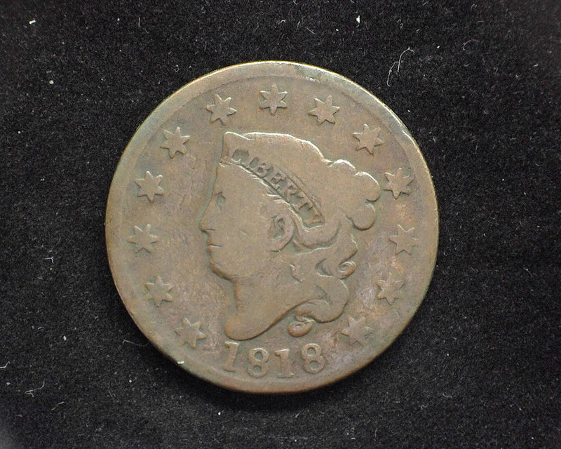 1818 13 Stars Classic Head Large Cent G - US Coin