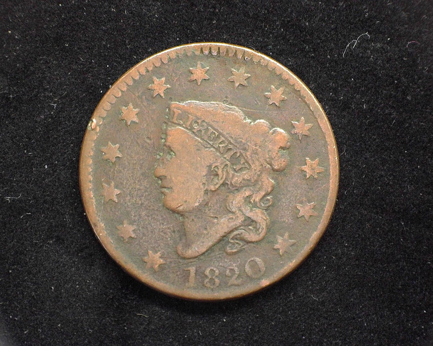 1820 Large Cent Classic Cent VG - US Coin