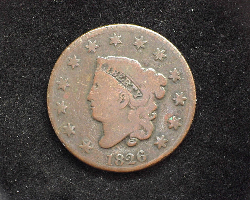 1826 Large Cent Classic Cent G - US Coin