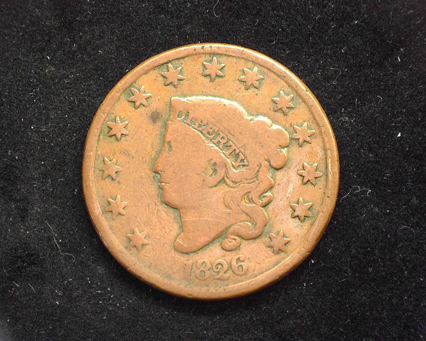 1826 Large Cent Classic Cent G/VG - US Coin