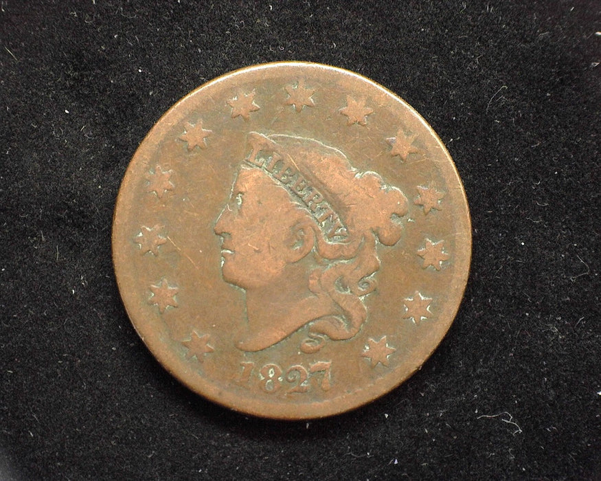 1827 Large Cent Classic Cent VG - US Coin