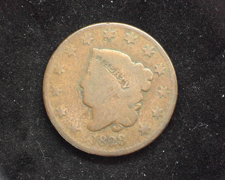 1828 Large Cent Classic Cent G - US Coin